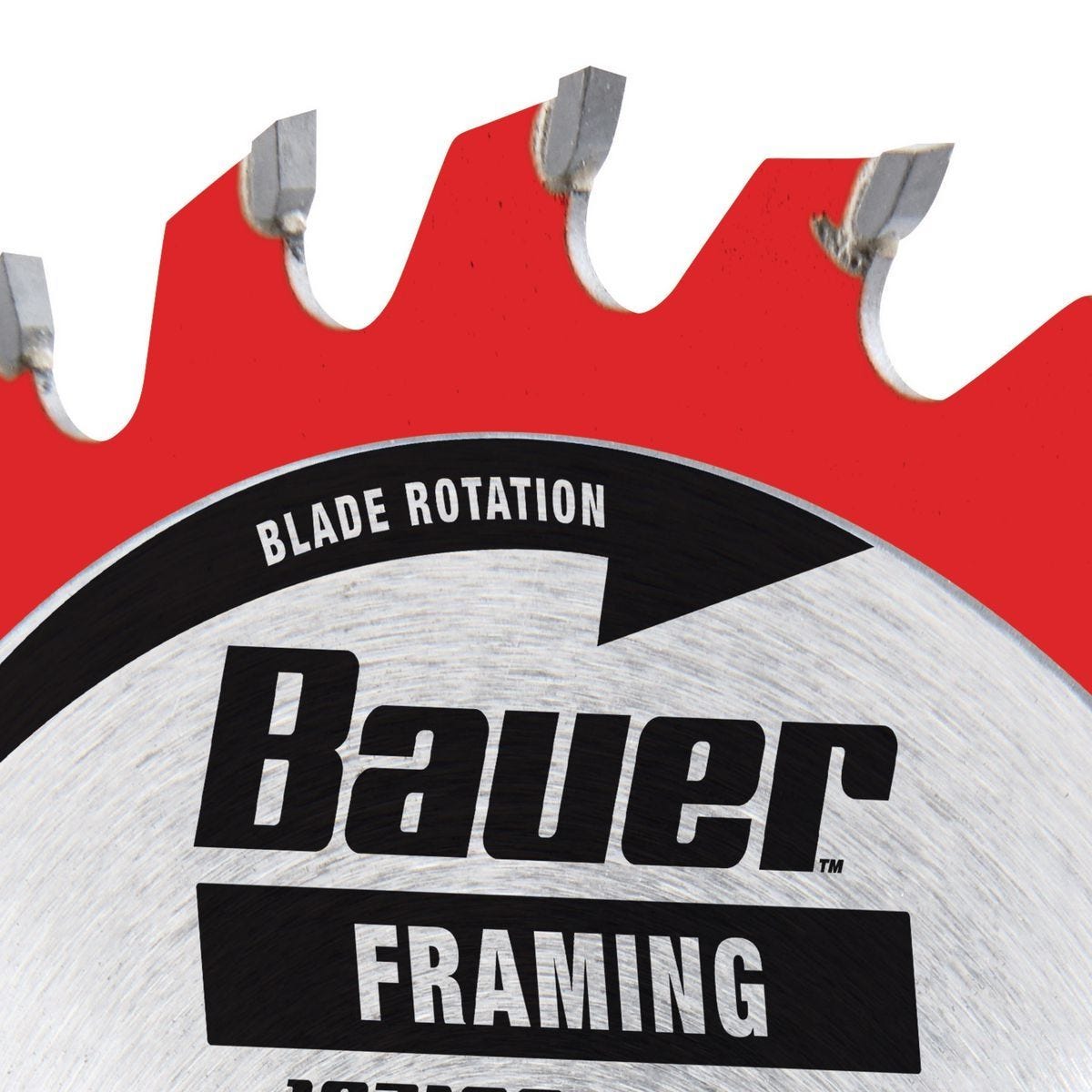 BAUER - 4-1/2 in., 24T Framing Circular Saw Blade - 56661