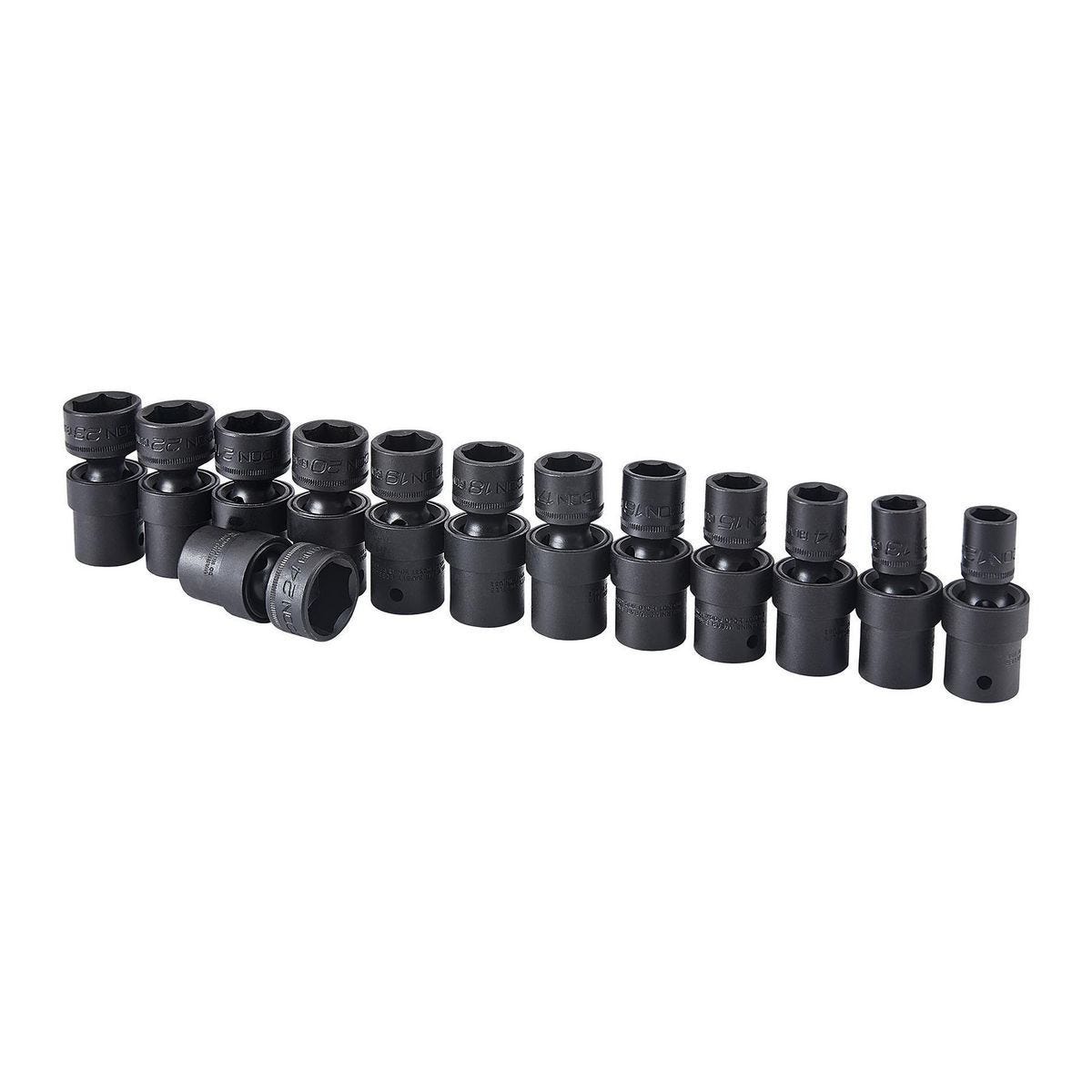 ICON - 1/2 in. Drive Metric Impact Swivel Socket Set, 13-Piece - 59763
