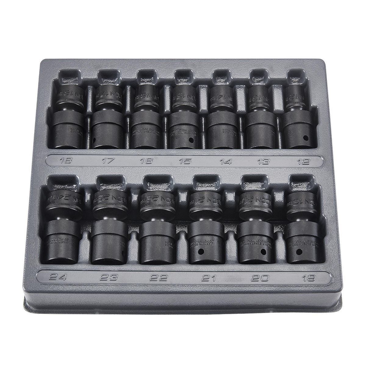 ICON - 1/2 in. Drive Metric Impact Swivel Socket Set, 13-Piece - 59763