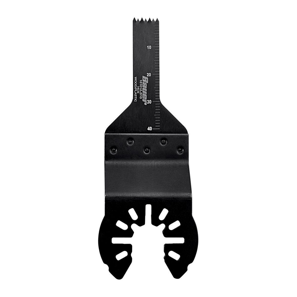 BAUER - 3/8 in. Hoja de Acero de Alto Carbono para Cortes de Inmersión y Rasantes en Herramientas Oscilantes Multiusos - 64960