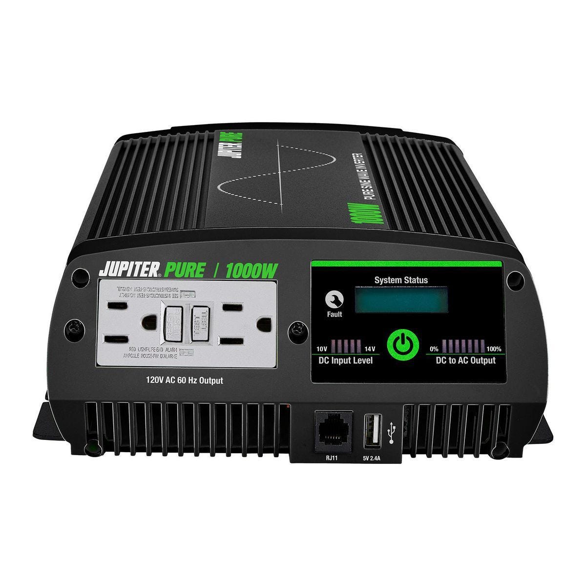 Inversor de potencia de onda sinusoidal pura 1000W continuos / 2000W pico | 57273
