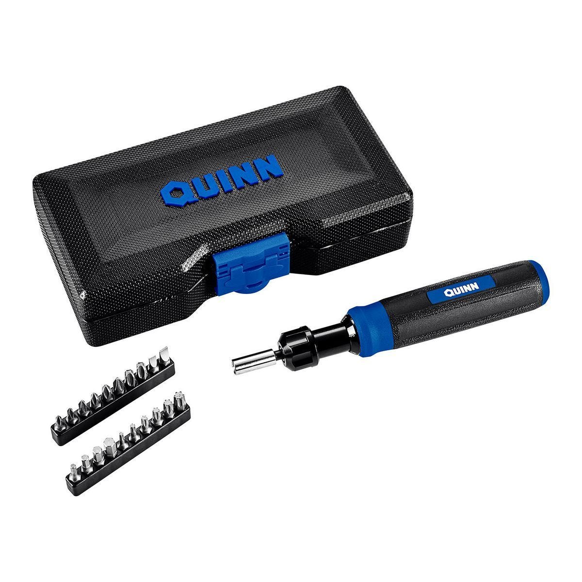 Juego de desarmador de torque de precisión QUINN de 10 a 50 lb-pulg, 22 piezas | 58950