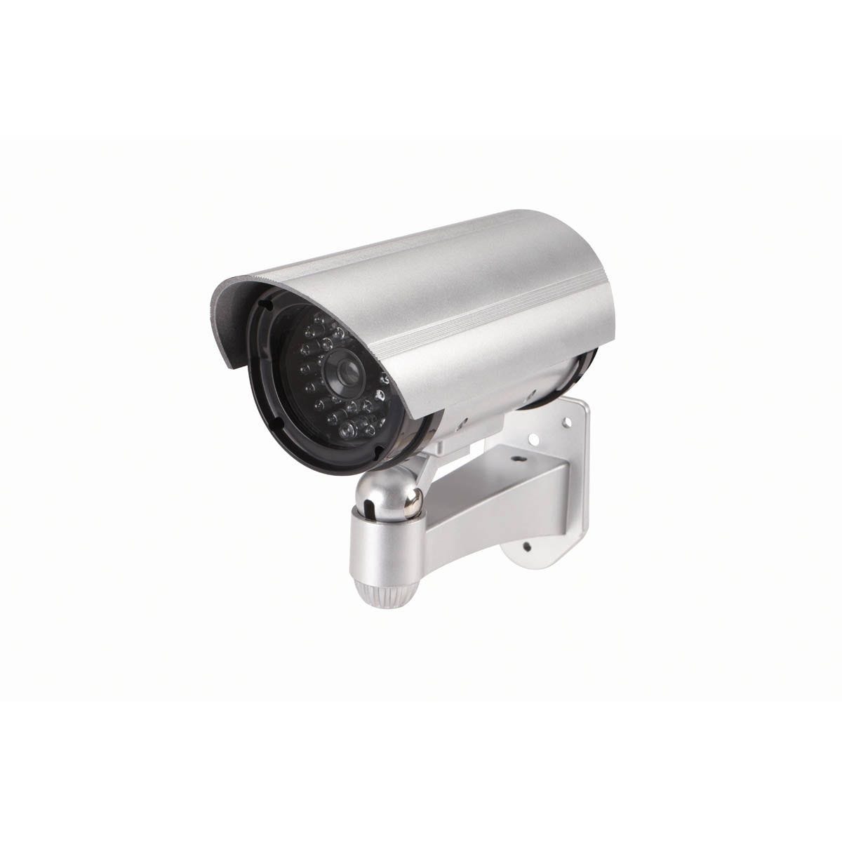 Cámara de seguridad falsa para exteriores con luz LED roja intermitente | 61806