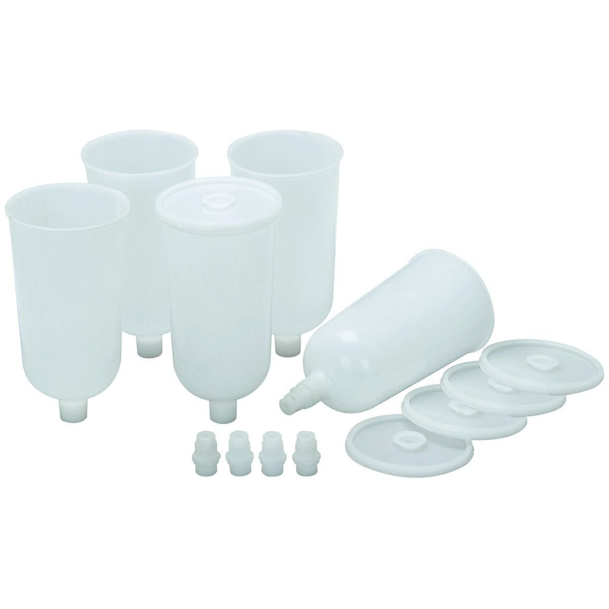 Juego de 5 Tazas Desechables para Pistola de Pintura Neumática | 97098