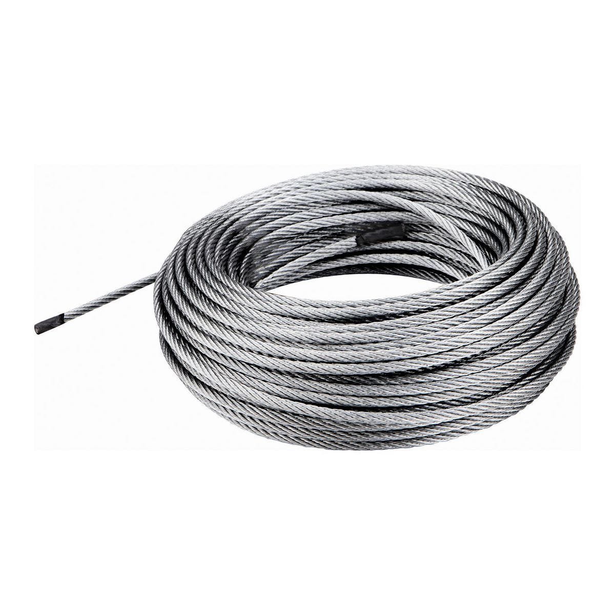 Cable de acero trenzado grado aeronáutico de 100 pies x 5/32 pulgadas | 61783