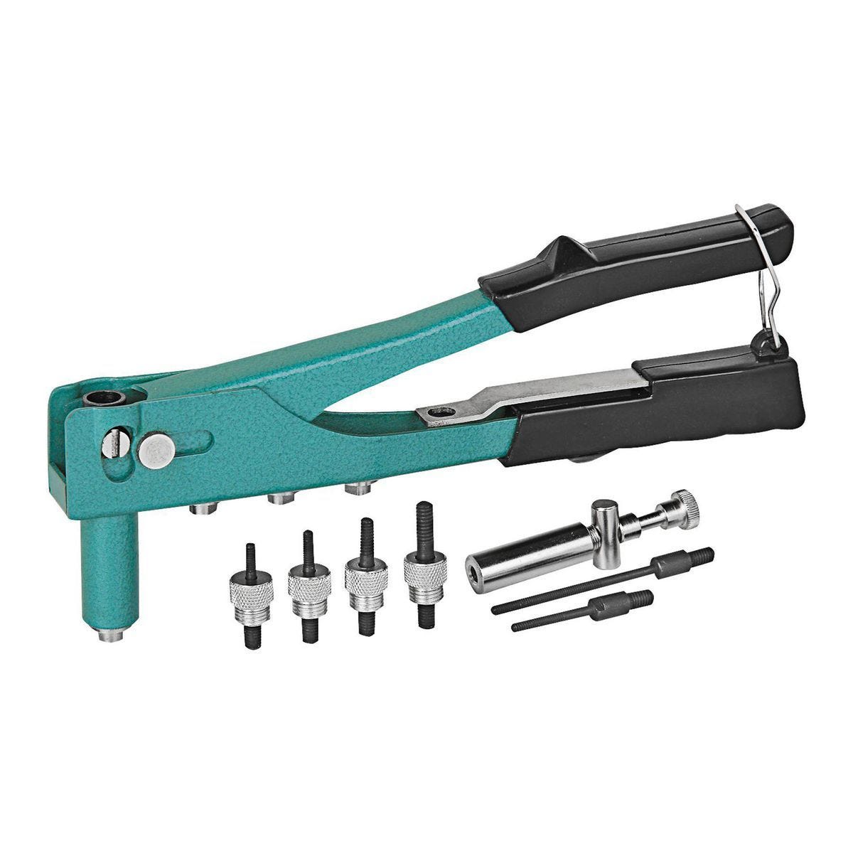 Kit remachador 3 en 1 para remaches ciegos, de tuerca y anclajes de pared hueca | 94100