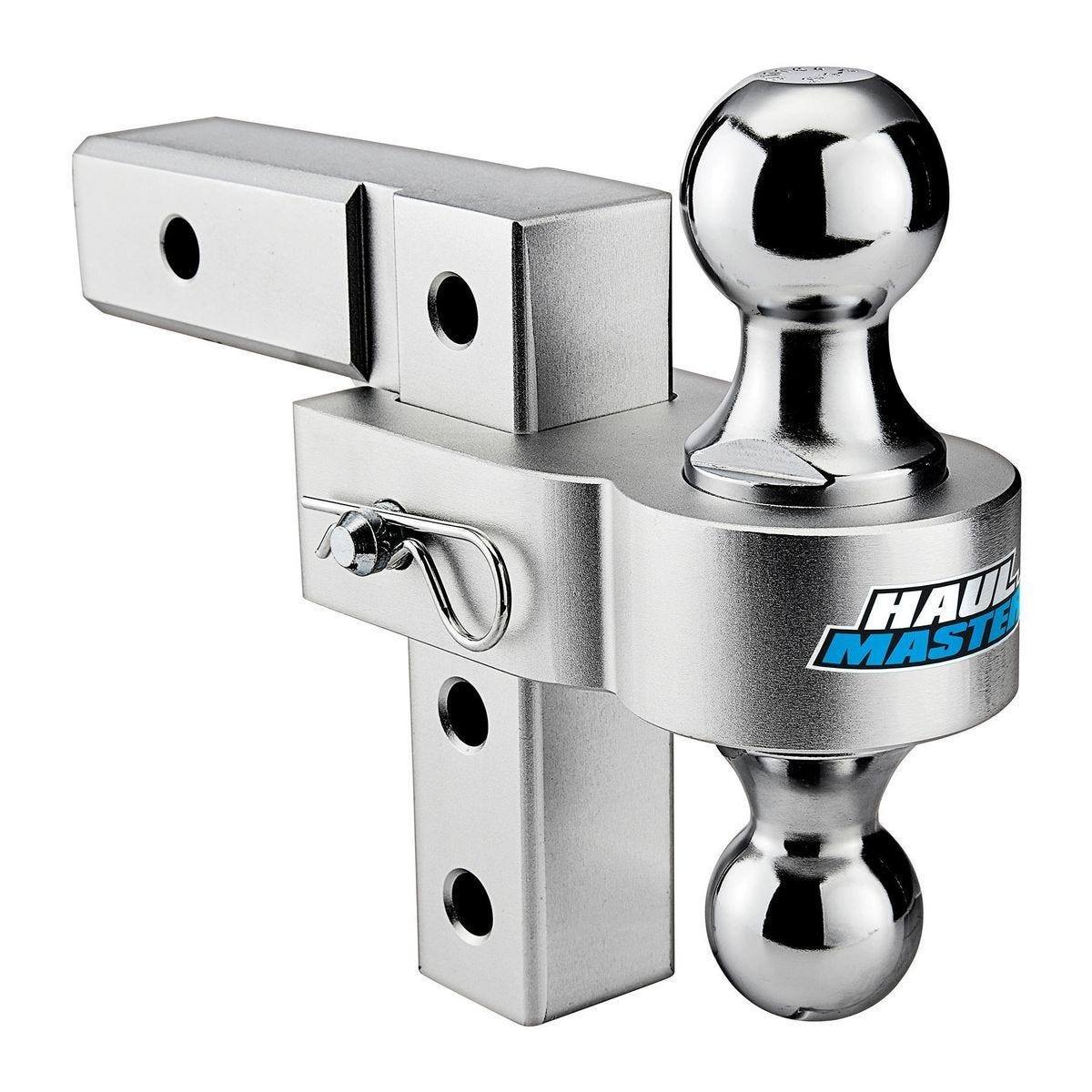 Enganche ajustable de aluminio con doble bola, 6 pulgadas de caída y 6 pulgadas de elevación | 57417