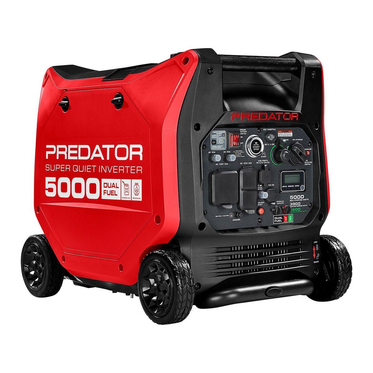 Generador Inverter Dual-Fuel 5000 Watts SUPER QUIET con Encendido Remoto y Tecnología CO SECURE | 71367