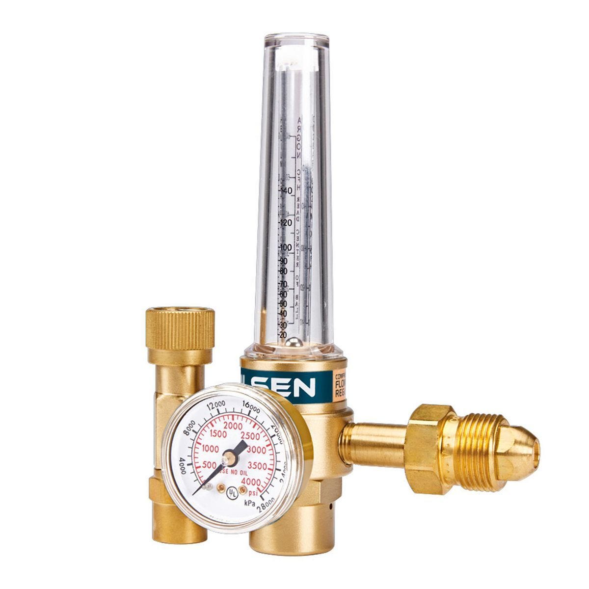 Regulador de flujo para soldadura MIG/TIG con medidor para CO2, Argón y Helio | 63789