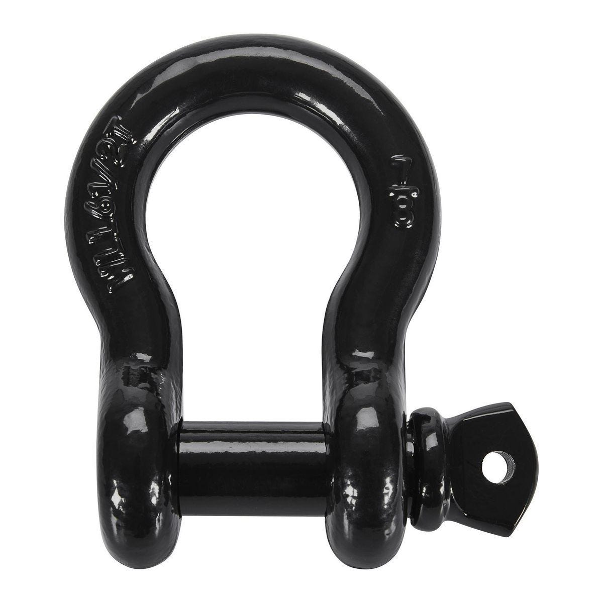 Grillete tipo D de 7/8 pulgadas, color negro | 58625