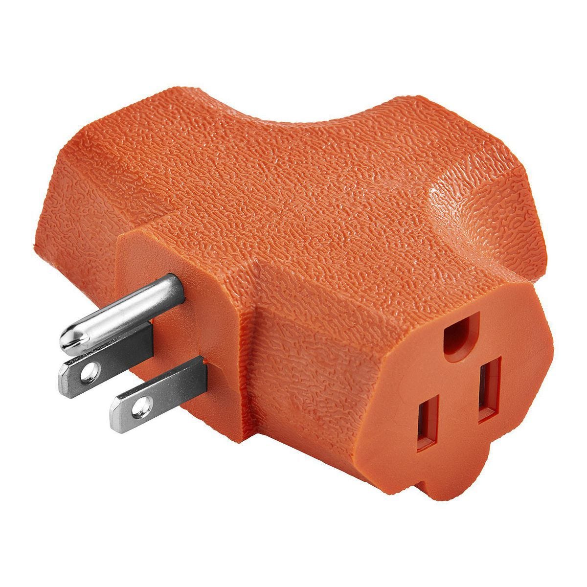 Adaptador de salida con conexión a tierra de 3 vías para uso en interiores | 47962