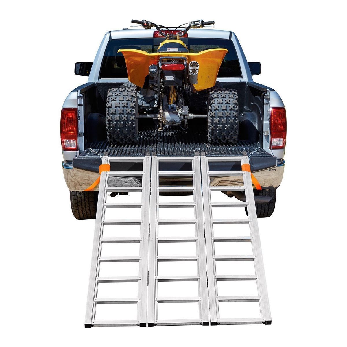 Rampa de carga plegable de aluminio, capacidad 1500 lb, 69 x 45 pulgadas | 90018