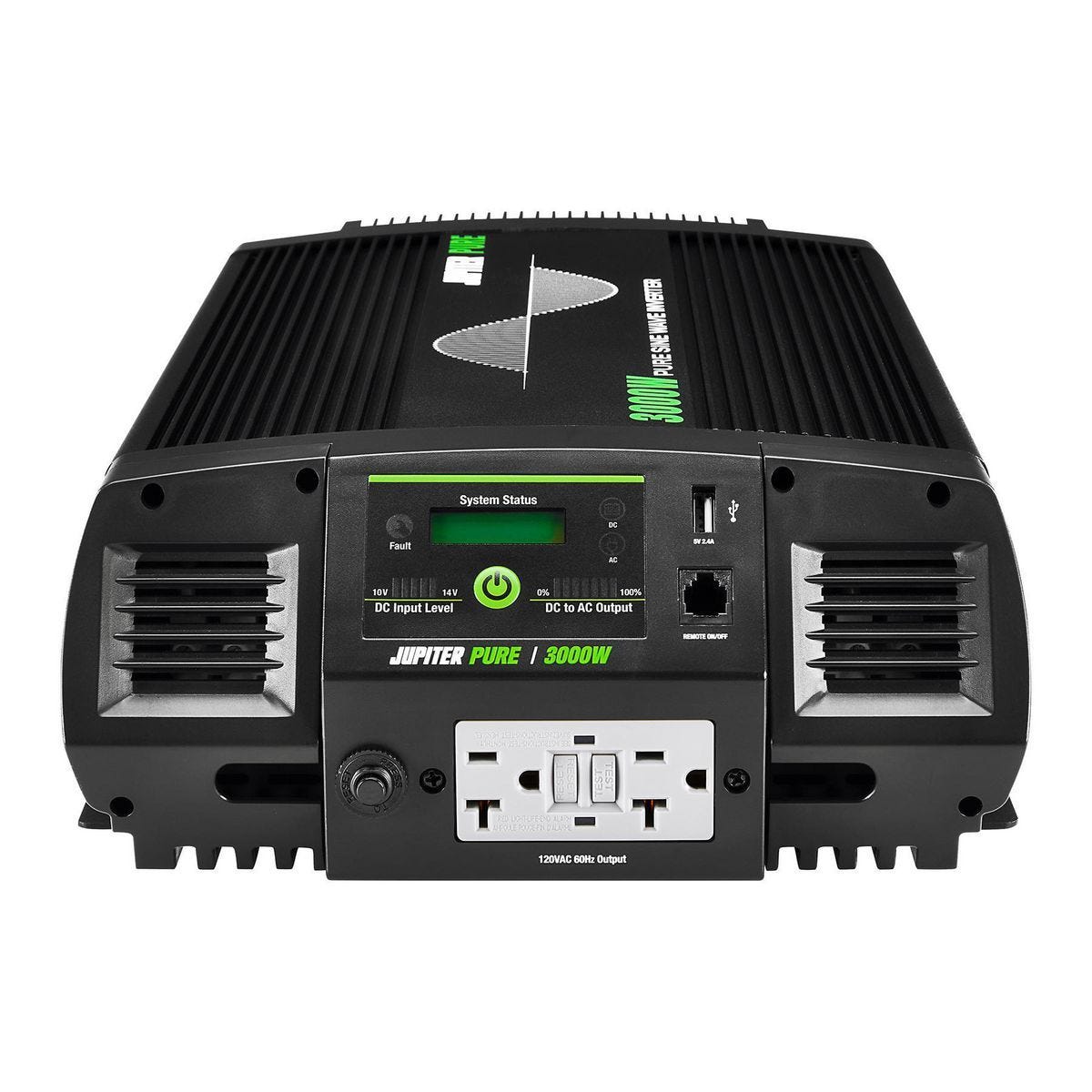Inversor de potencia de onda sinusoidal pura 3000W continuos / 6000W pico | 57274