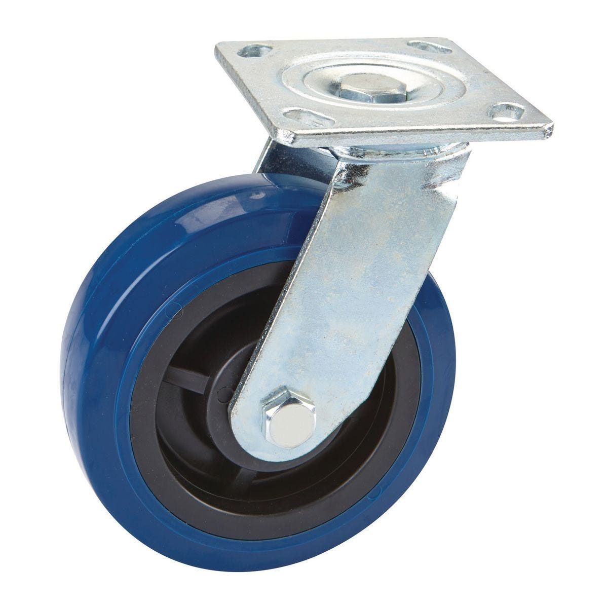 Rueda giratoria de hule de 6 pulgadas para carritos pesados | 61844