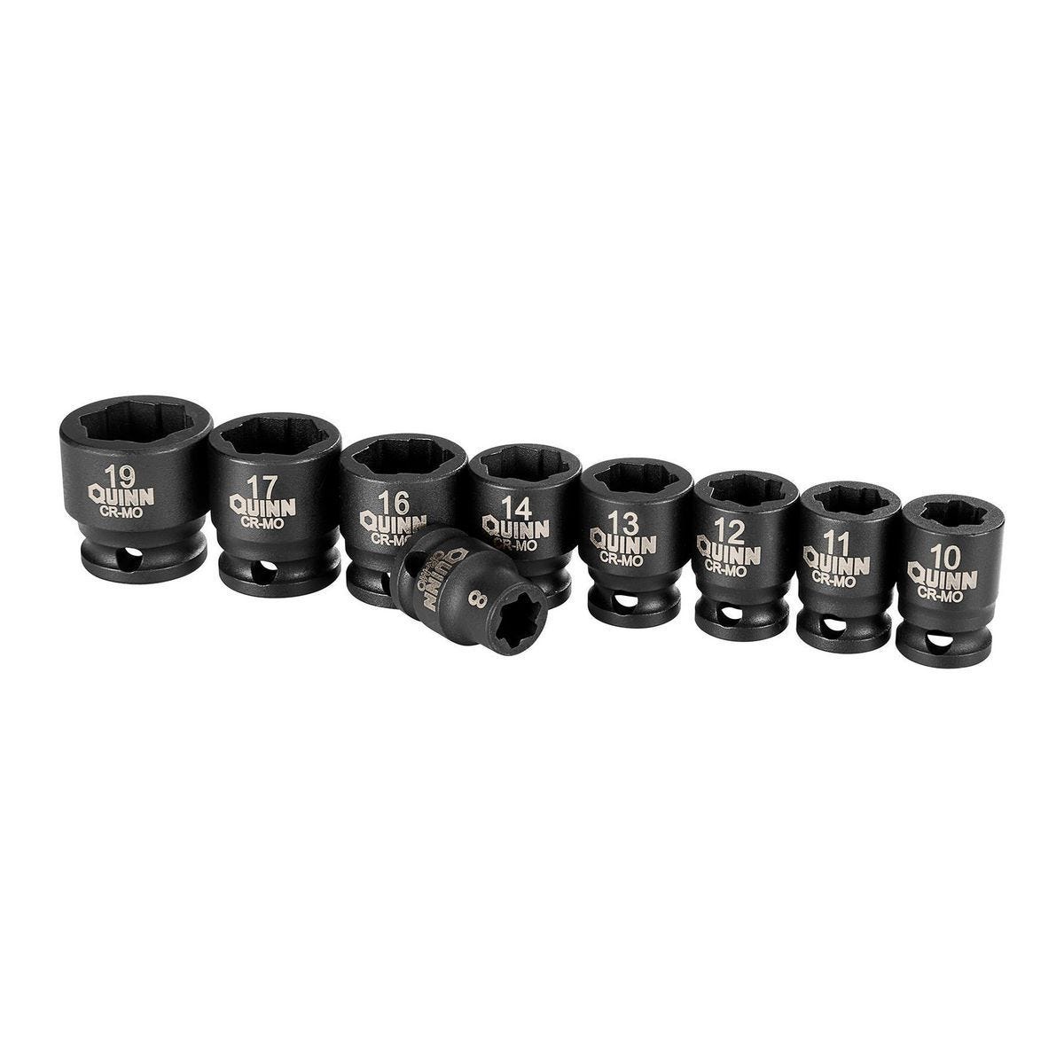 Juego de dados extractores de tornillos métricos de 3/8 pulgadas, 9 piezas | 59855