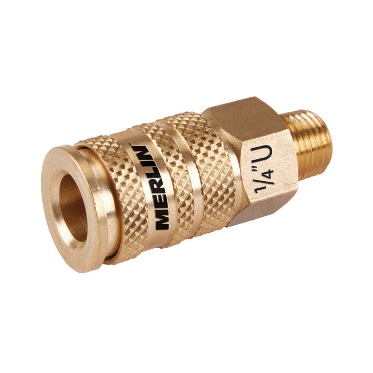 Acoplador universal macho de 1/4 pulgada para aire, estilos industrial, automotriz y ARO | 63550
