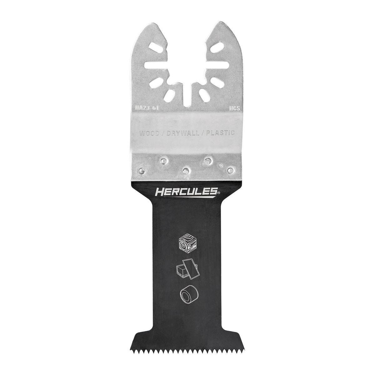 Hoja de inmersión con cuello reducido de 1-3/8 pulgadas para herramientas oscilantes multiusos, de acero al alto carbono HERCULES | HA23-61