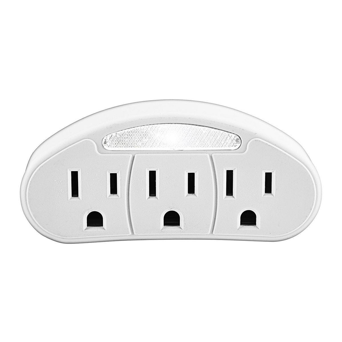 Adaptador de 3 tomas de corriente, paquete de 2 unidades | 56502