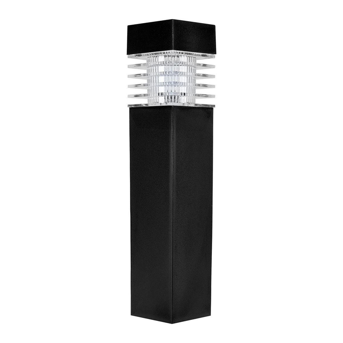 Lámpara solar LED tipo bollard para caminos de 40 cm, color negro | 59348