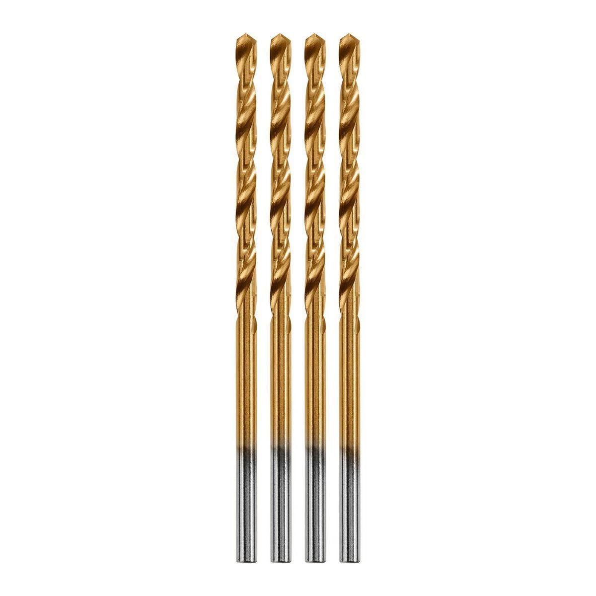 Juego de brocas de titanio BAUER 4 piezas, 7/64 pulgadas | 64900