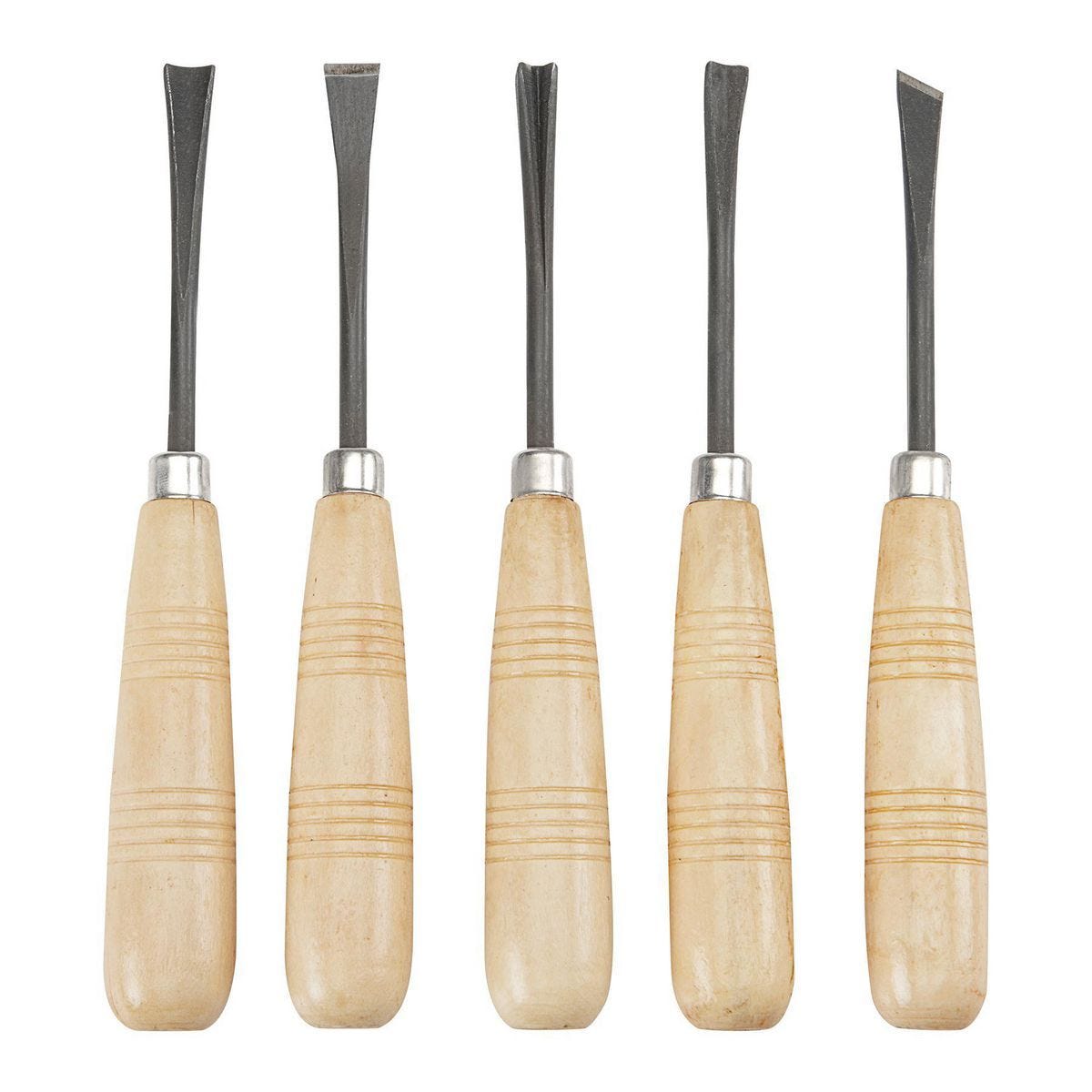 Juego de 5 Cinceles para Tallado en Madera Windsor Design | 69553