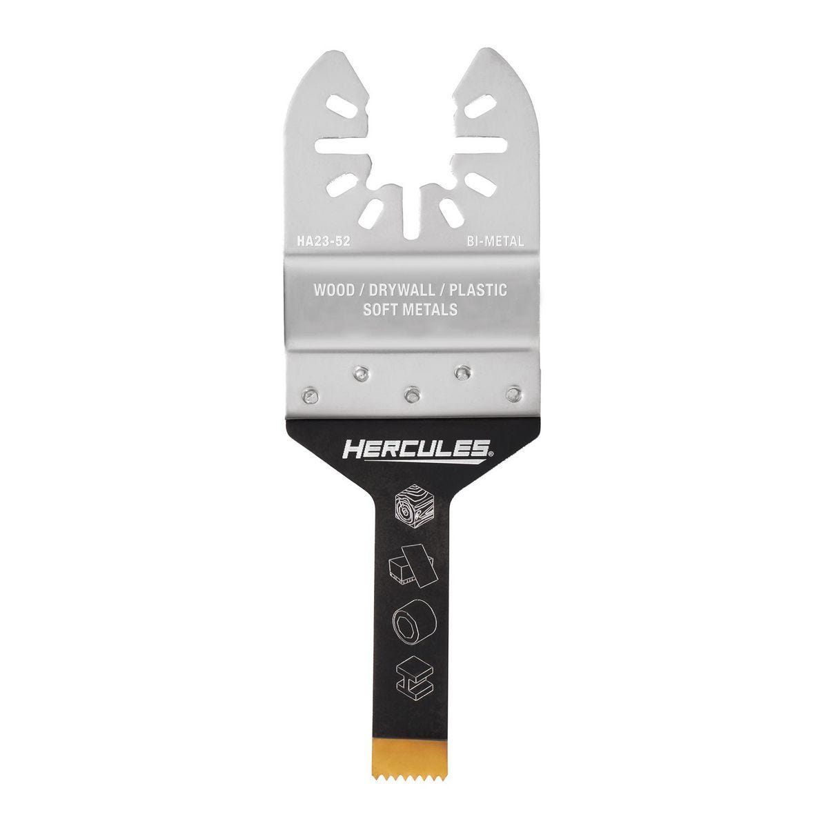 Hoja de inmersión bimetal angosta de 3/8 pulgadas para herramientas oscilantes multiusos HERCULES | HA23-52