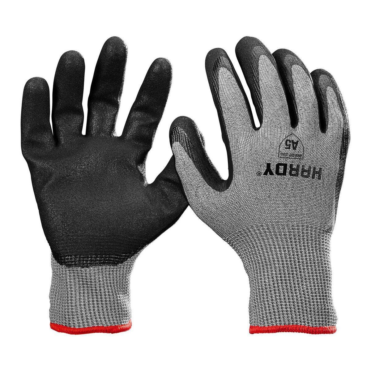 Guantes de trabajo resistentes a cortes A5, talla extra grande | 57642