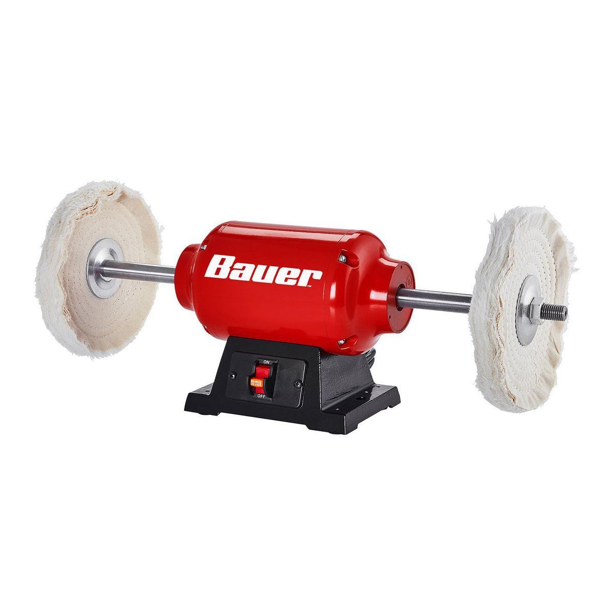 Pulidora estacionaria BAUER de 8 pulgadas con motor de 3/4 HP | 2128E-B