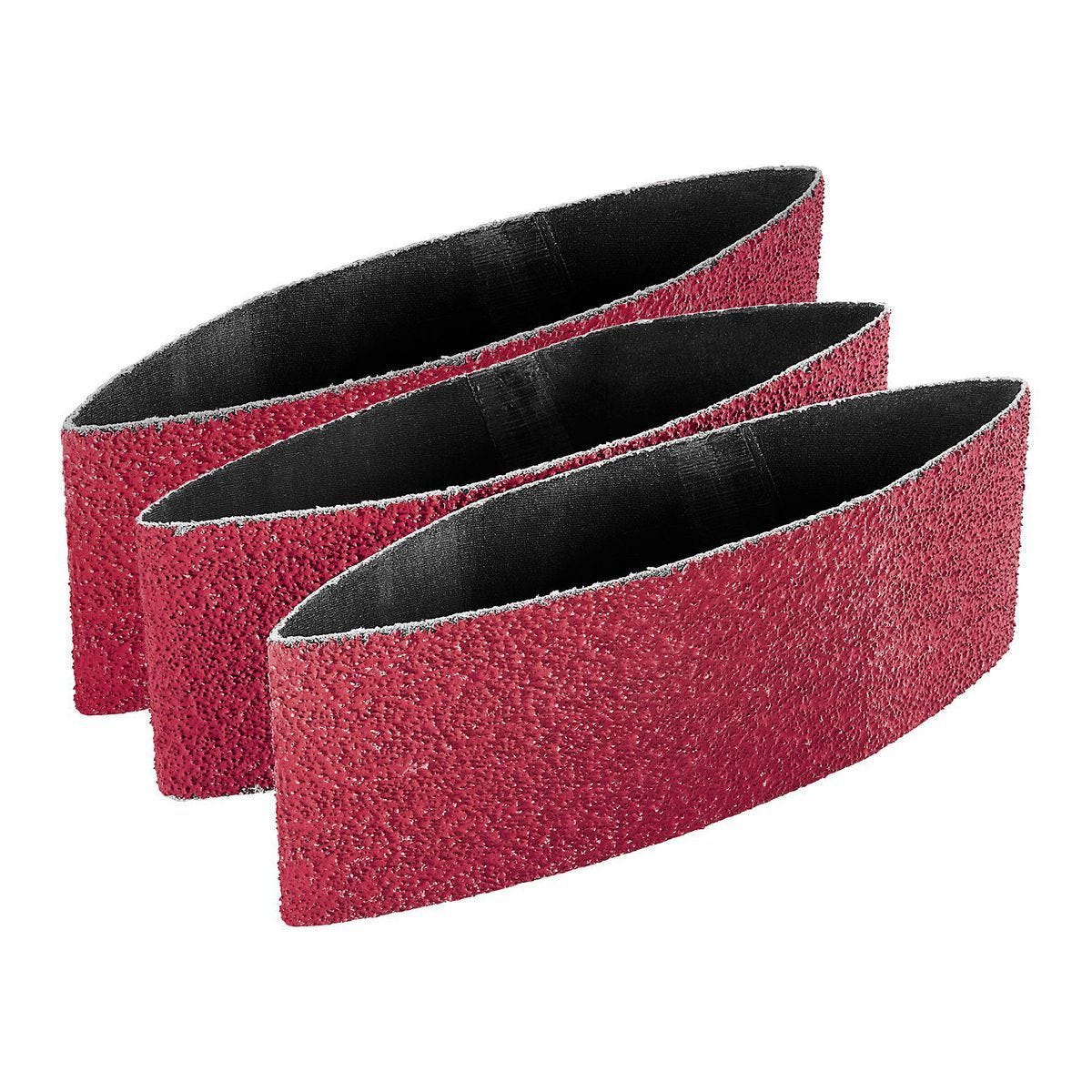 Lijas de banda de 3 x 18 pulgadas, grano de alúmina zirconio 50 grit, paquete de 3 | 58889