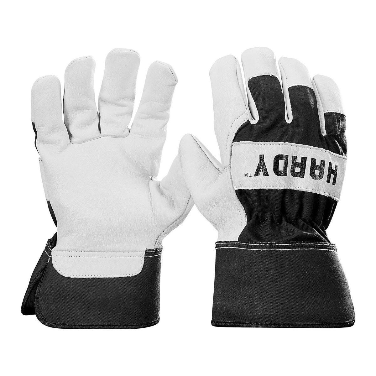 Guantes de trabajo HARDY en piel de cabra split, resistentes y con mayor destreza | 70259