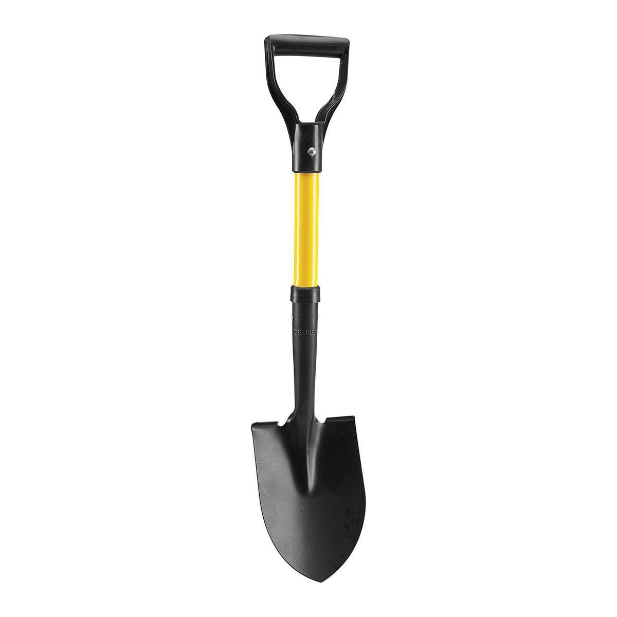 Pala redonda de 27 pulgadas con mango ergonómico para espacios reducidos | 64922