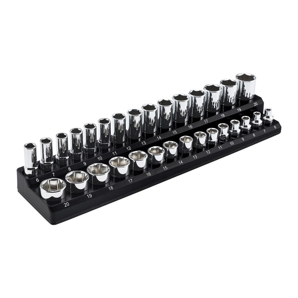 Organizador magnético de dados métricos para llave de 3/8 pulgadas | 59683