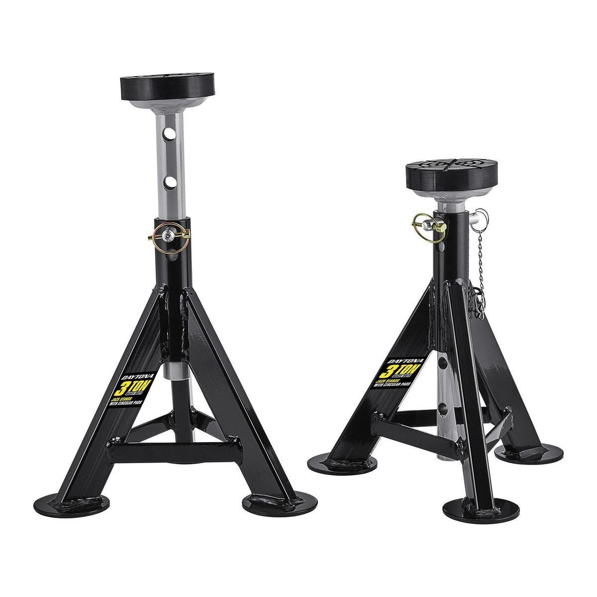Gatos de soporte de 3 toneladas con almohadillas circulares DAYTONA | DJS3TCP