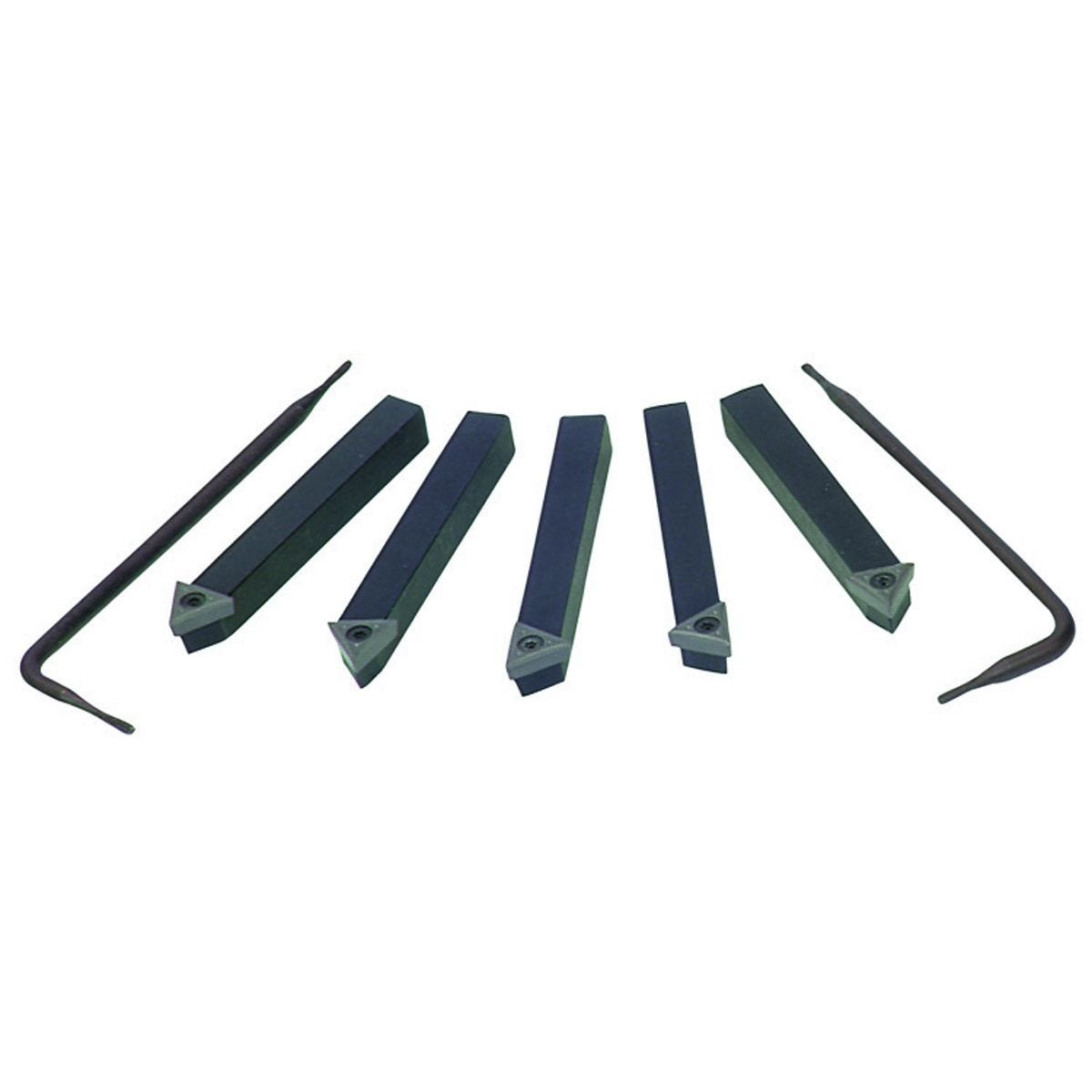 Juego de herramientas indexables para mini torno de 5 piezas | 39931