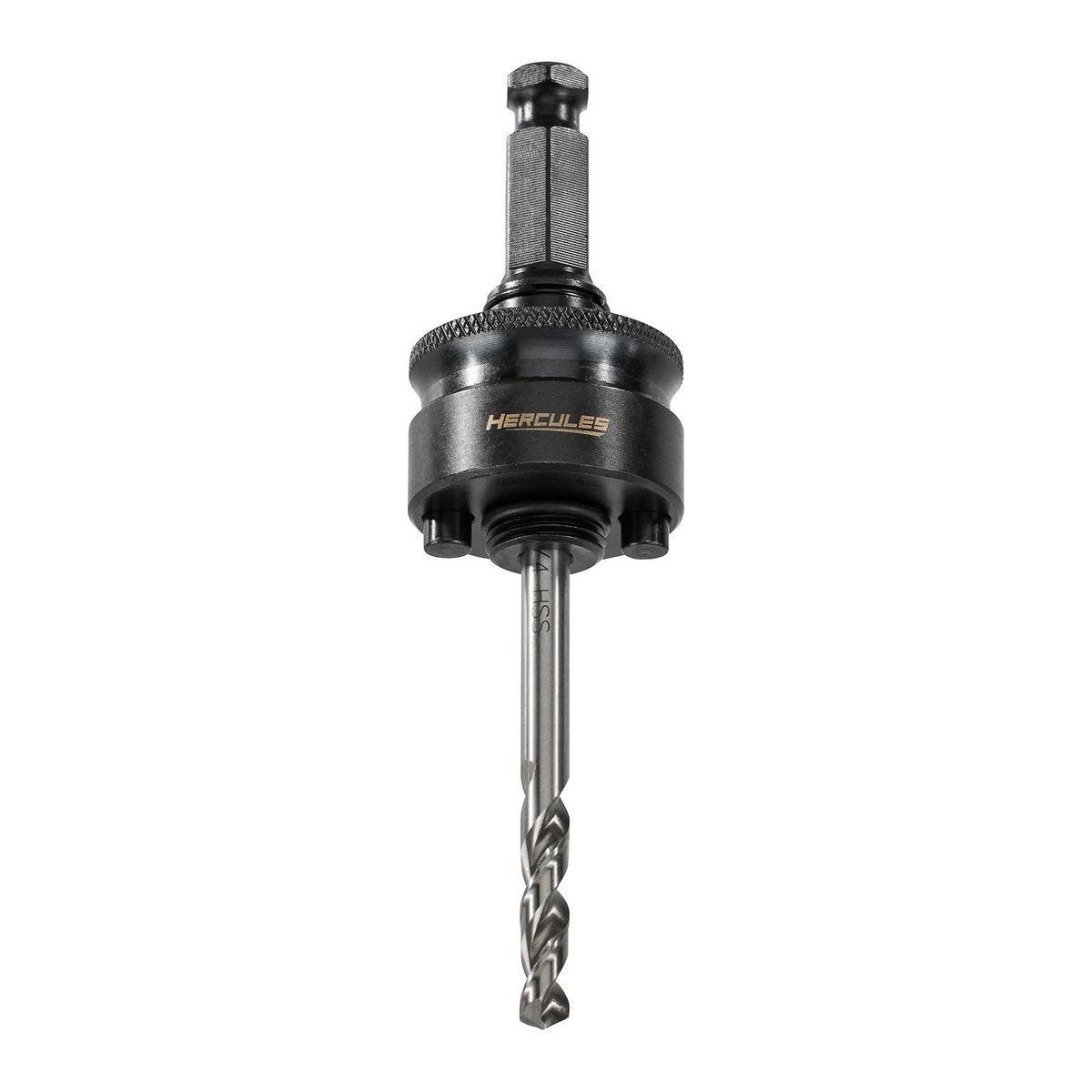 Mandril universal para sierras de copa de cambio rápido de 7/16 pulgadas, compatible con sierras de 1-1/4 pulgadas y más grandes | HA29-A716