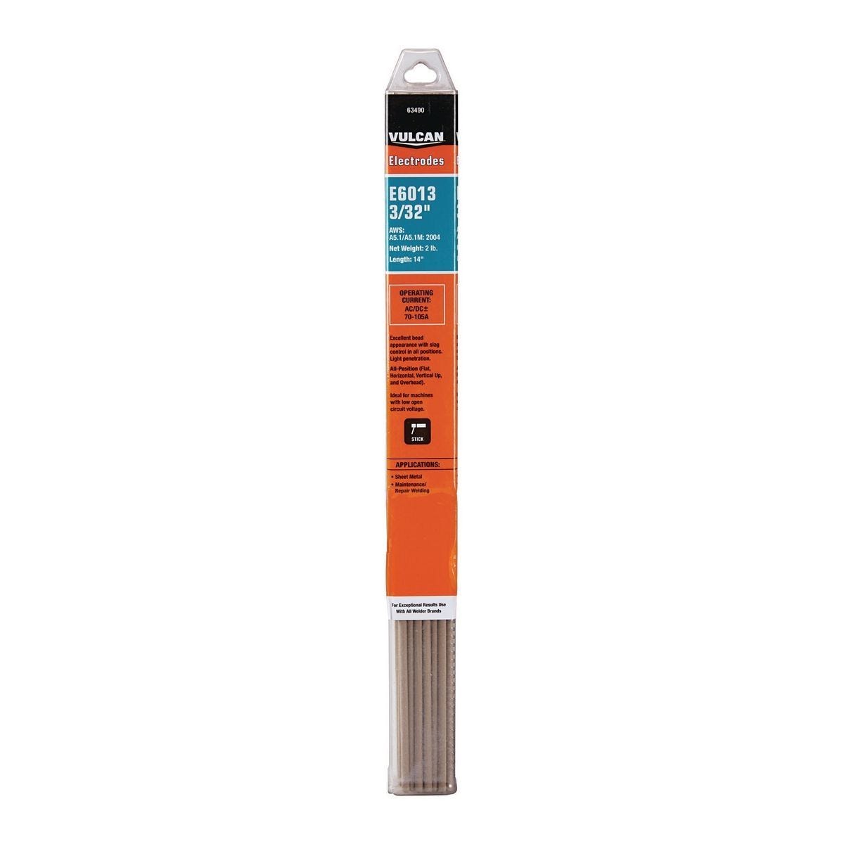 Electrodo de soldadura AWS E6013 3/32 pulgadas, 2 lb | 63490