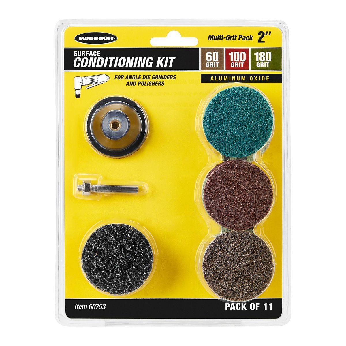 Kit de acondicionamiento de superficies de 2 pulgadas, 11 piezas | 60753