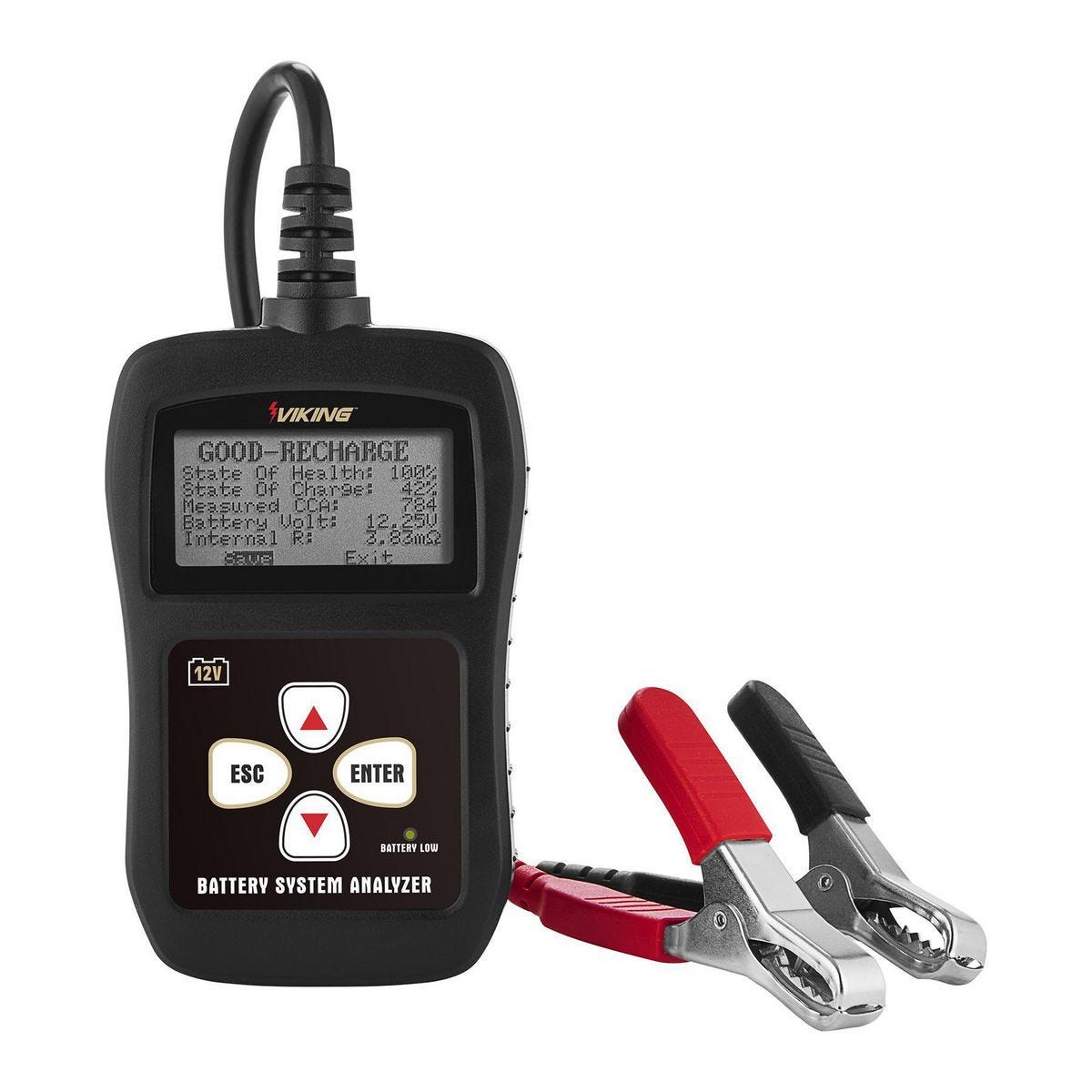 Probador digital de baterías y sistema eléctrico 12V VIKING | 58759
