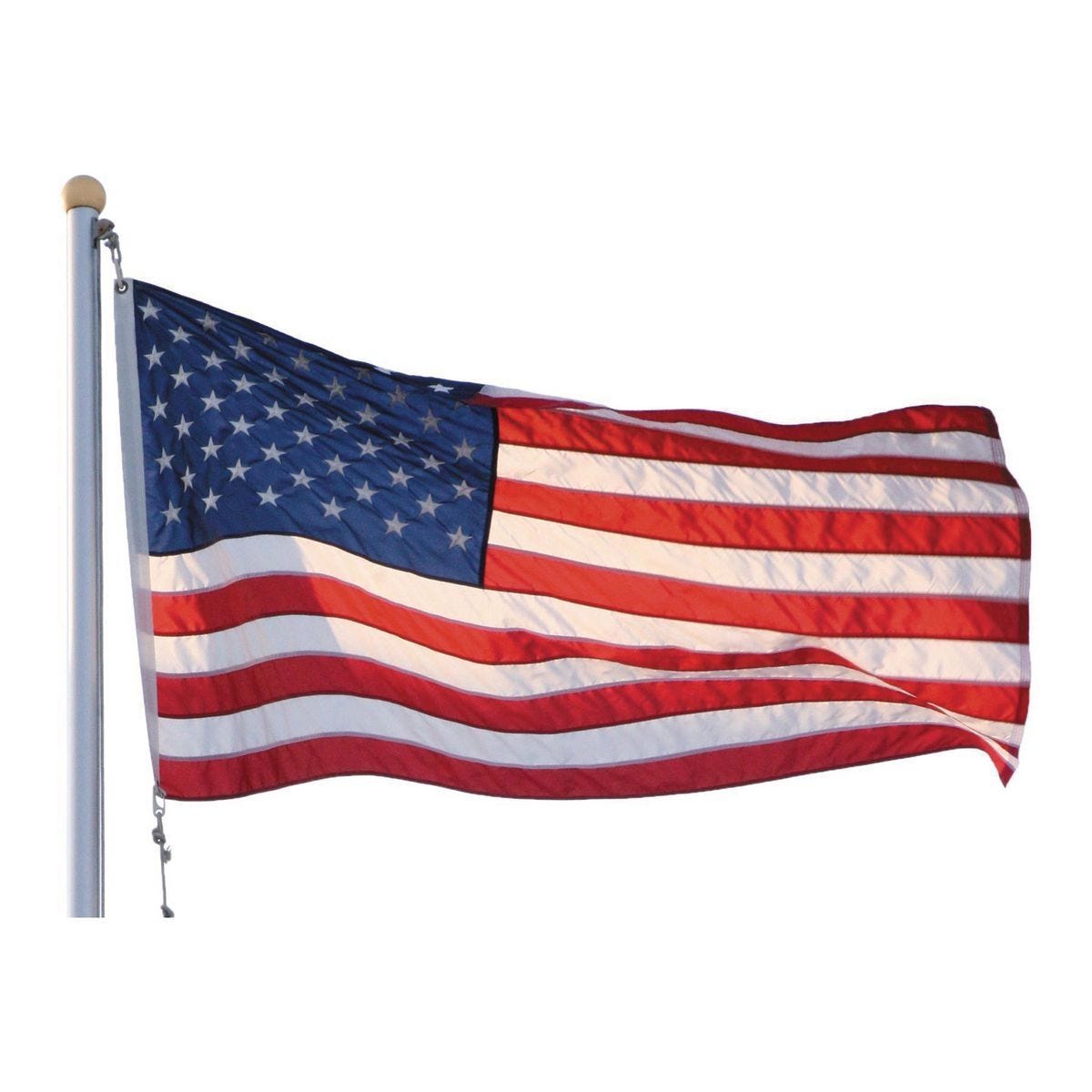 Bandera americana de 3 pies x 5 pies con estrellas bordadas | 64129