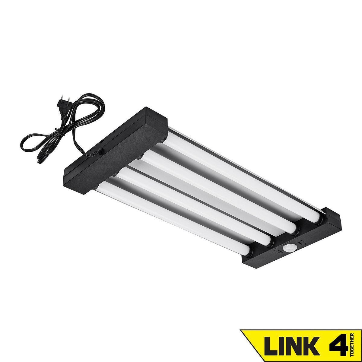 Lámpara LED colgante para taller con sensor de movimiento, 7000 lúmenes, 2 pies, conectable | 58465