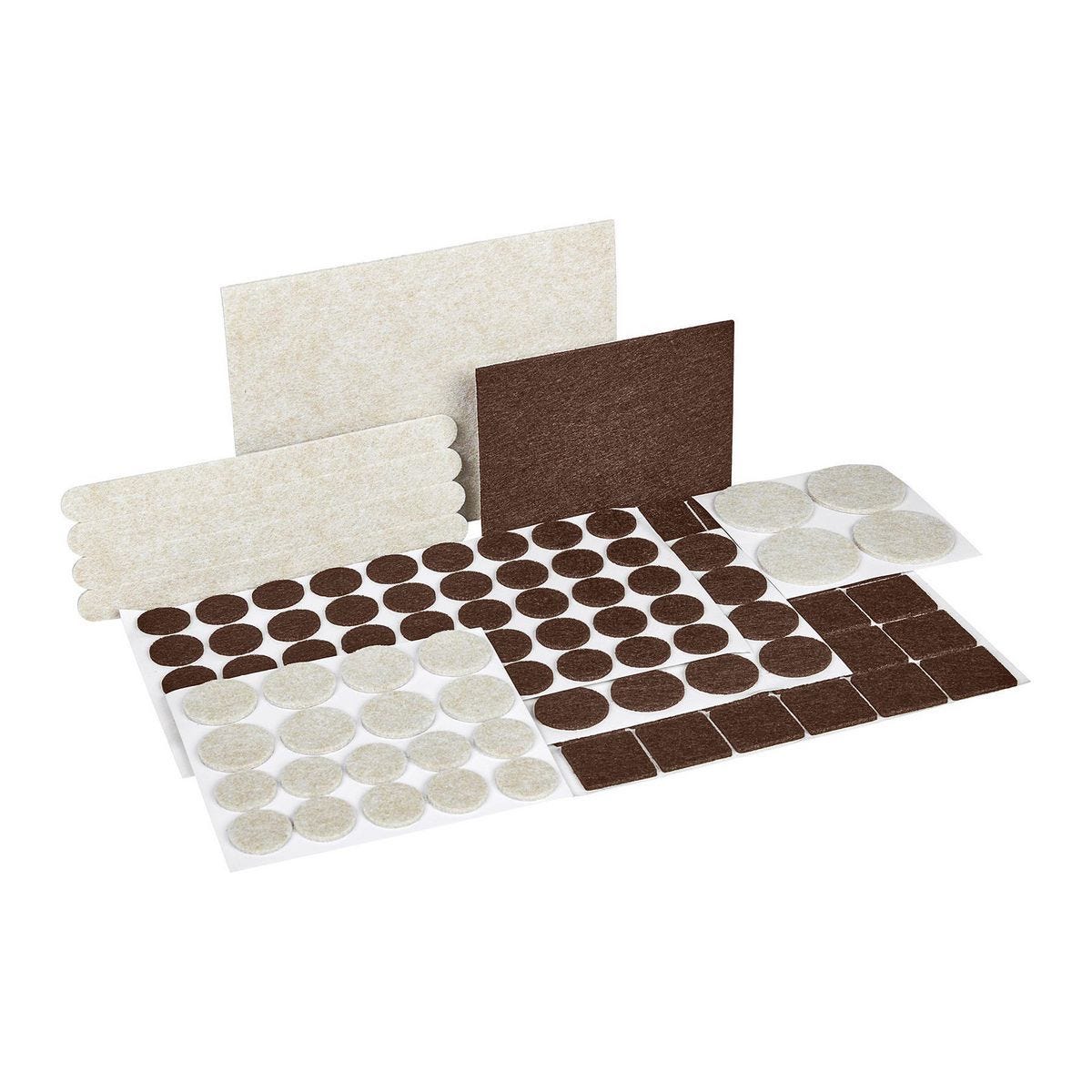 Juego de 133 almohadillas de fieltro adhesivas FRANKLIN para proteger pisos | 58621