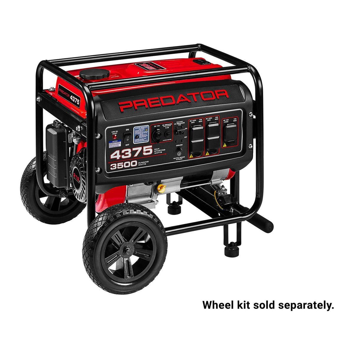 Generador portátil a gasolina Predator de 4375 vatios con tecnología CO SECURE y EPA | 59207