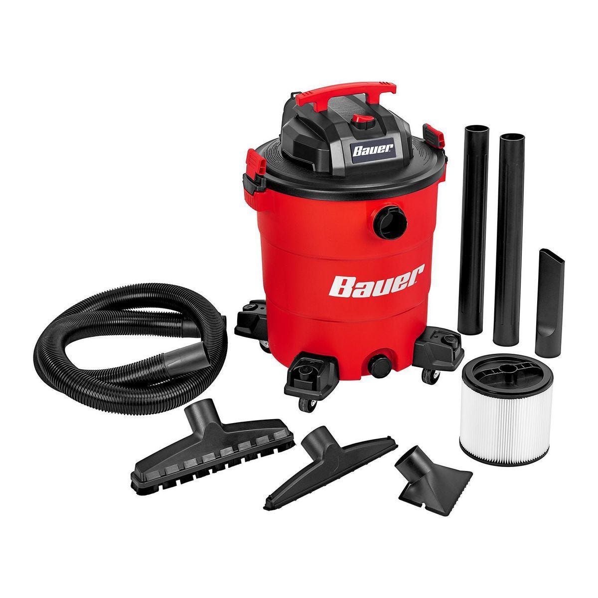 Aspiradora húmeda y seca BAUER de 14 galones con 6 HP, modelo 1952E-B14 | 56579