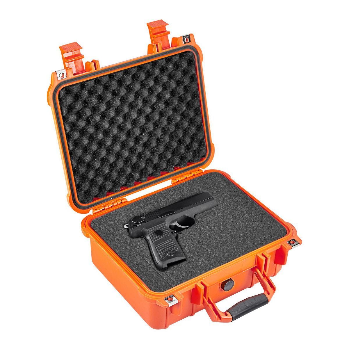Estuche protector a prueba de clima Apache 2800, mediano, color naranja | 58655