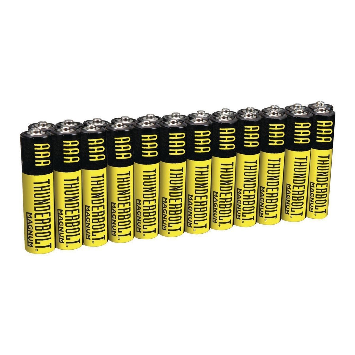 Baterías AAA Zinc Chloride THUNDERBOLT MAGNUM, paquete de 24 unidades | 61677