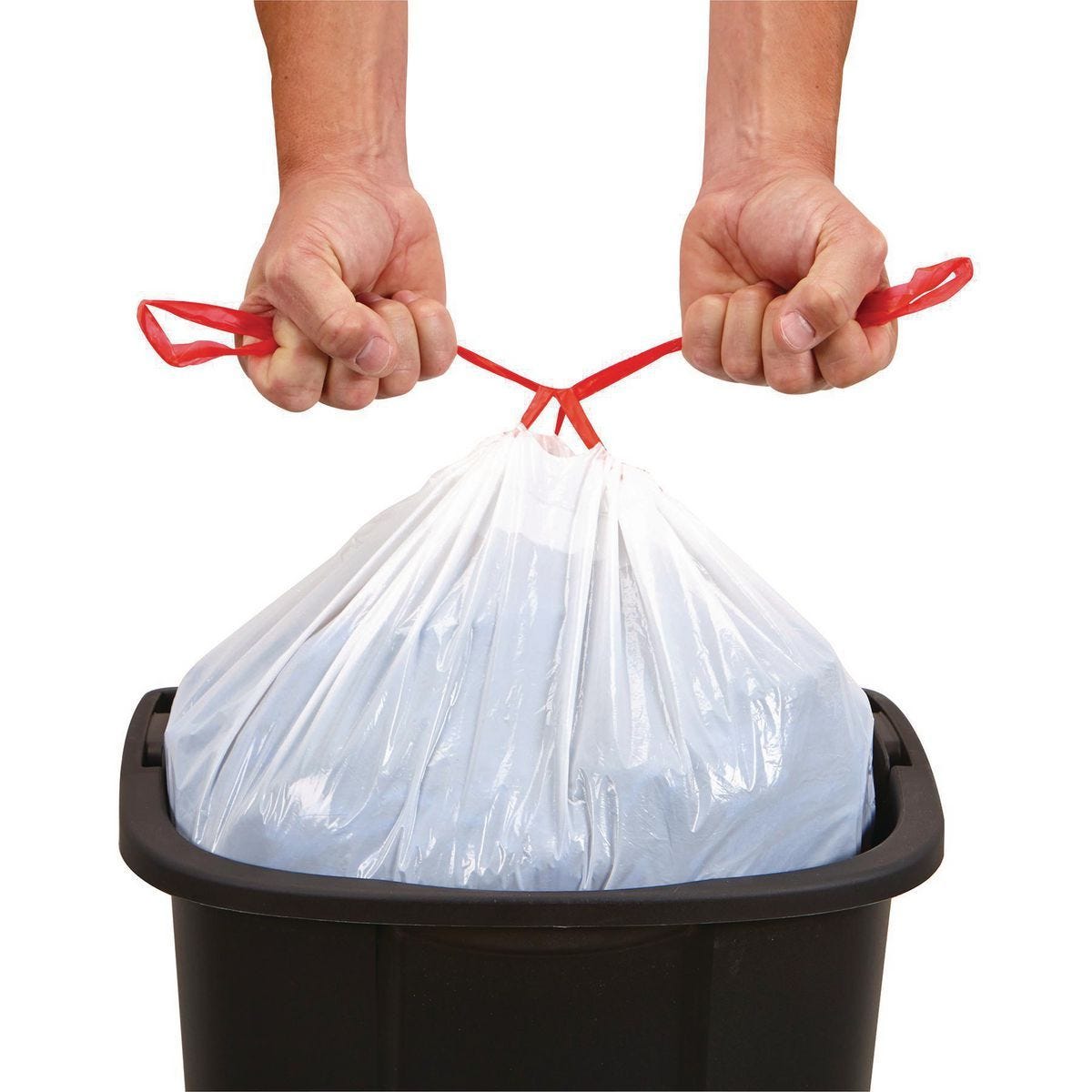 Bolsas de basura para cocina de 13 galones con cierre de cordón | 62773