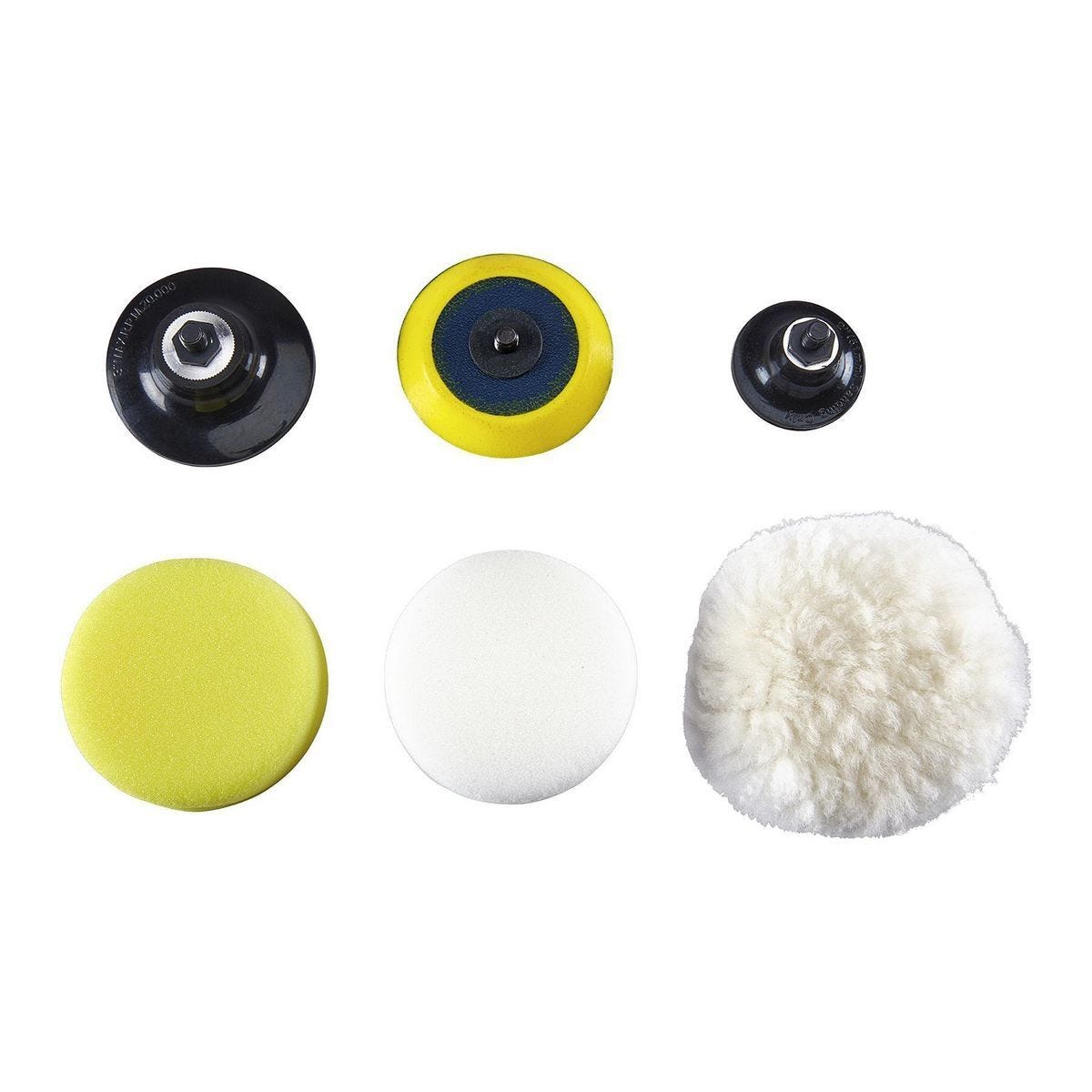 Kit de accesorios para pulidora y lijadora Hercules, 6 piezas | HD035A