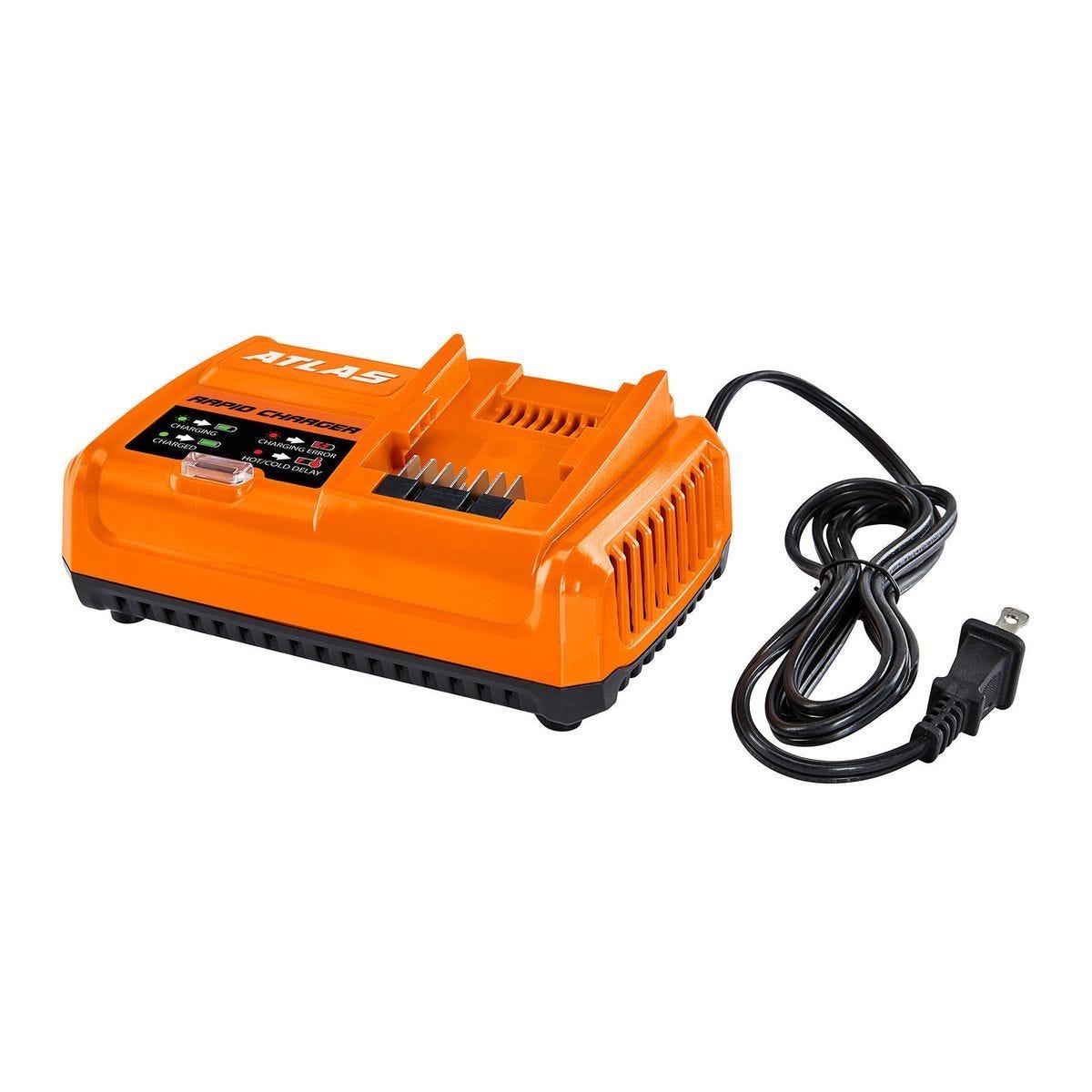 Cargador rápido de batería de doble voltaje ATLAS 40V y 80V | 56997