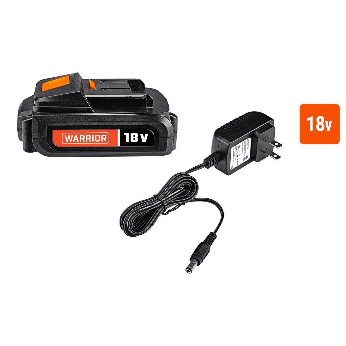 Batería de iones de litio 18V con cargador para herramientas WARRIOR | 59697