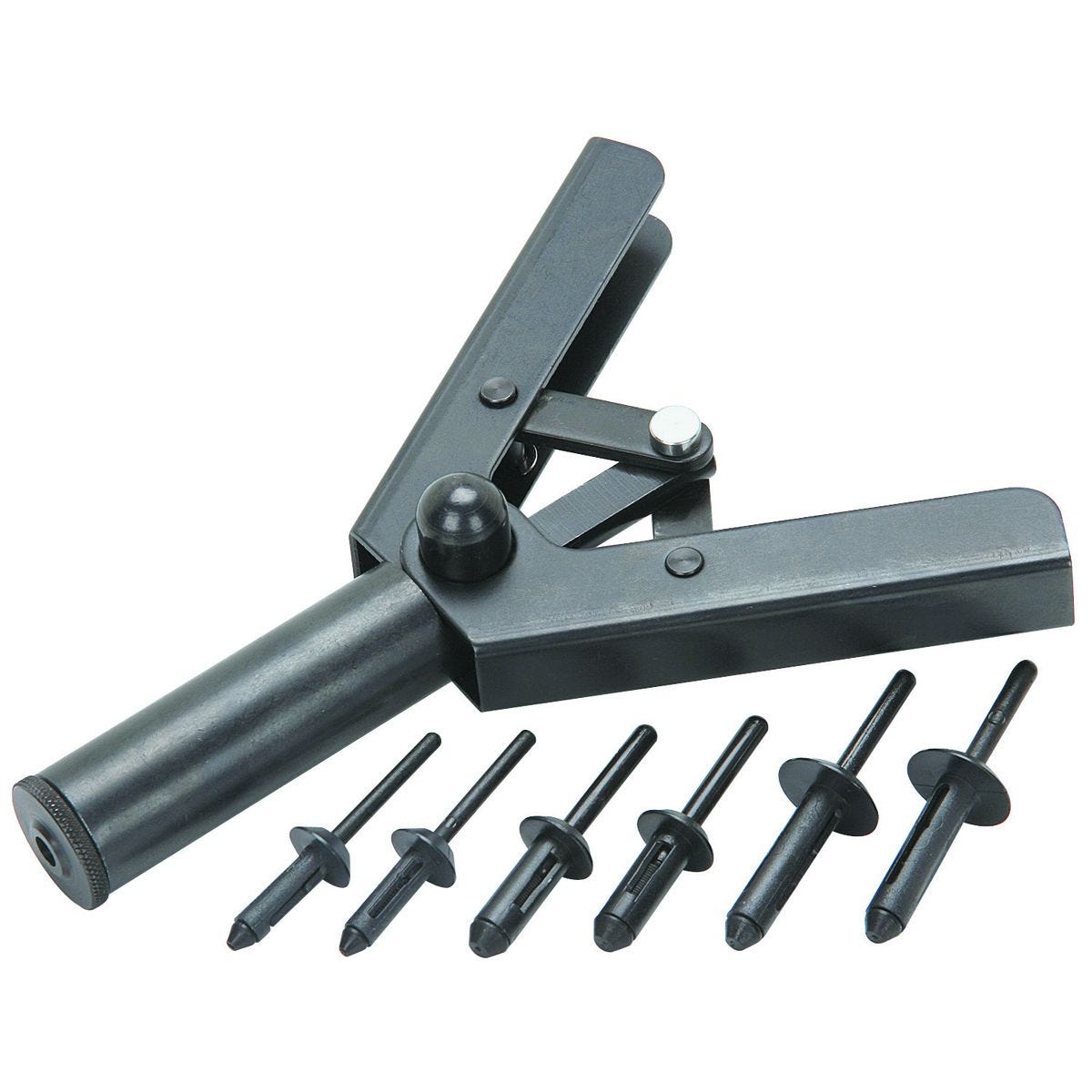 Kit de remachadora manual de 7 pulgadas con 40 remaches POM | 97757